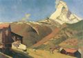 Vallotton, F�lix: Ansicht von Zermatt