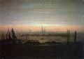Friedrich, Caspar David: Greifswald im Mondschein