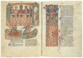 Unbekannter Buchmaler des Vatikans: Fragment aus dem neuen Testament