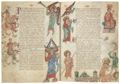 Unbekannter Buchmaler des Vatikans: Fragment aus dem neuen Testament