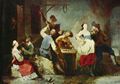 Zick, Januarius: Tanzende Bauern