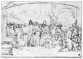 Rembrandt Harmensz. van Rijn: Die Ehebrecherin vor Jesus