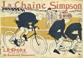 Toulouse-Lautrec, Henri de: Plakat f�r »La cha�ne Simson«