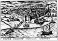 Hogenberg, Franz: Krefeld, Uerdingen, Ansicht von S�dwesten und Eroberung