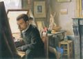 Vallotton, F�lix: Felix Jasinski in seinem Atelier