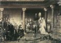 Alma-Tadema, Sir Lawrence: Die Ausbildung der Kinder Chlodwigs
