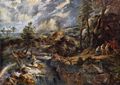 Rubens, Peter Paul: Gewitterlandschaft mit Philemon und Baucis