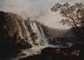 Hackert, Jacob Philipp: Villa des Maecenas mit den Wasserf�llen in Tivoli