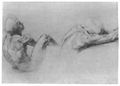 Raffael: Sala di Constantino, Studie f�r die »Konstantinschlacht«, Zwei sitzende J�nglinge