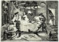 Hogarth, William: Gro�e Illustrationen zu Samuel Butlers »Hudibras«, Hudibras k�mpft mit Sidrophel und Whacum