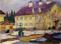 Macke, August: Krankenhaus in Tegernsee