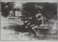 Steinlen, Theophile Alexandre: Ein Liebespaar auf der Bank