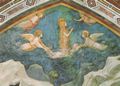 Giotto di Bondone: Fresken in der Kirche San Francesco in Assisi, Szene: Die Hl. Magdalena im Gespr�ch mit den Engeln