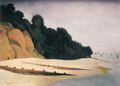 Vallotton, F�lix: Uferst�ck mit Baumsilhouette