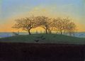 Friedrich, Caspar David: H�gel und Bruchacker bei Dresden (Sonnenuntergang)