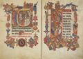 Unbekannter Buchmaler des Vatikans: Fragment aus der »Pontifikale Bonifaz' IX«