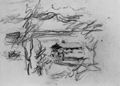 Corinth, Lovis: Haus mit Baum am Walchensee