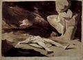 F�ssli, Johann Heinrich: Thetis beweint den toten Achilleus