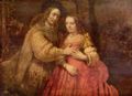 Rembrandt Harmensz. van Rijn: Die Judenbraut (Das Brautpaar)