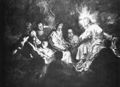 Rembrandt Harmensz. van Rijn: Jesus inmitten seiner J�nger