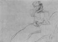 Klimt, Gustav: Sitzende Dame im Lehnstuhl