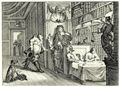Hogarth, William: Gro�e Illustrationen zu Samuel Butlers »Hudibras«, Hudibras vor dem Richter