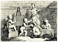 Hogarth, William: Amoretten beim Studium der Natur