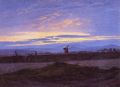 Friedrich, Caspar David: Elblandschaft (Flachlandschaft, Abendlandschaft im Riesengebirge)
