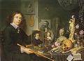 Bailly, David: Selbstbildnis mit Vanitassymbolen