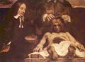 Rembrandt Harmensz. van Rijn: Anatomische Vorlesung des Dr. Deyman, Fragment