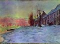 Monet, Claude: Lavacourt: Sonnenschein und Schnee