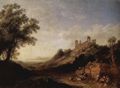 Hackert, Jacob Philipp: Landschaft mit Tempelruinen auf Sizilien