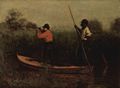 Eakins, Thomas: Will Schuster und ein Schwarzer auf Rallenjagd
