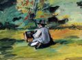 C�zanne, Paul: Ein Maler bei der Arbeit