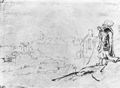 Rembrandt Harmensz. van Rijn: Moses auf dem Berge Nebo