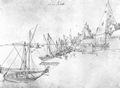 D�rer, Albrecht: Der Hafen von Antwerpen beim Scheldetor