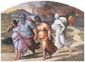 Raffael (Schule): Die Geschichte Abrahams: Die Flucht Loths