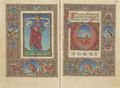 Unbekannter Buchmaler des Vatikans: Fragment aus einem Stundenbuch