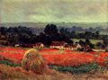 Monet, Claude: Das Mohnblumenfeld (Der Heuschober)