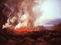 Dahl, Johan Christian Clausen: Ausbruch des Vesuvs
