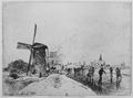 Jongkind, Johan Barthold: Ansicht der Stadt Maassluis