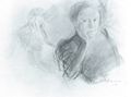 Macke, August: Ottilie Macke - Portr�tstudien