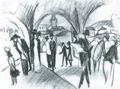 Macke, August: Szene unter den Lauben in Thun