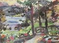 Corinth, Lovis: Garten am Walchensee
