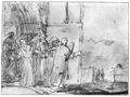 Rembrandt Harmensz. van Rijn: Lot und die Seinen verlassen Sodom