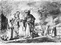 Rembrandt Harmensz. van Rijn: Esther wird Ahasver vorgestellt