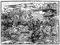 Campagnola, Domenico: Landschaft zur Erntezeit