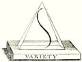 Hogarth, William: Illustration zu »Analyse der Sch�nheit«, Titelvignette