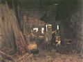 Liebermann, Max: Zimmermannswerkstatt (Die Familie des Holzhackers)