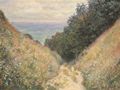 Monet, Claude: Hohlweg bei Pourville
